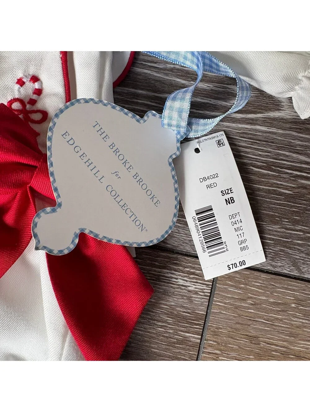 Broke Brooke Edgehill Collection Christmas Bubble Set NB NWT